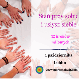 Stań przy sobie i usłysz siebie - opłata wpisowa